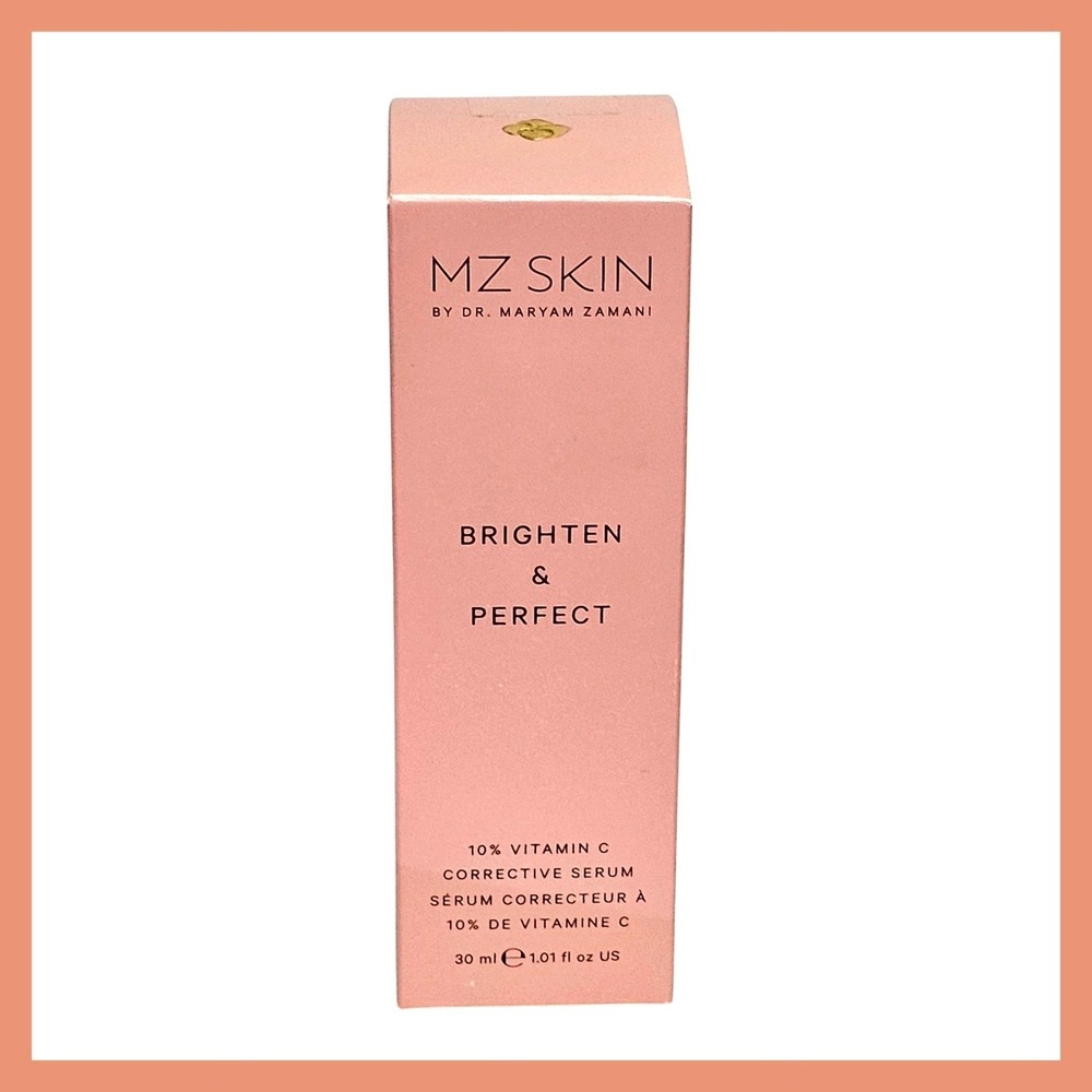 MZ Skin Brighten & Perfect 10% Vitamin C Corrective Serum 30 ml 1 fl oz New Seal